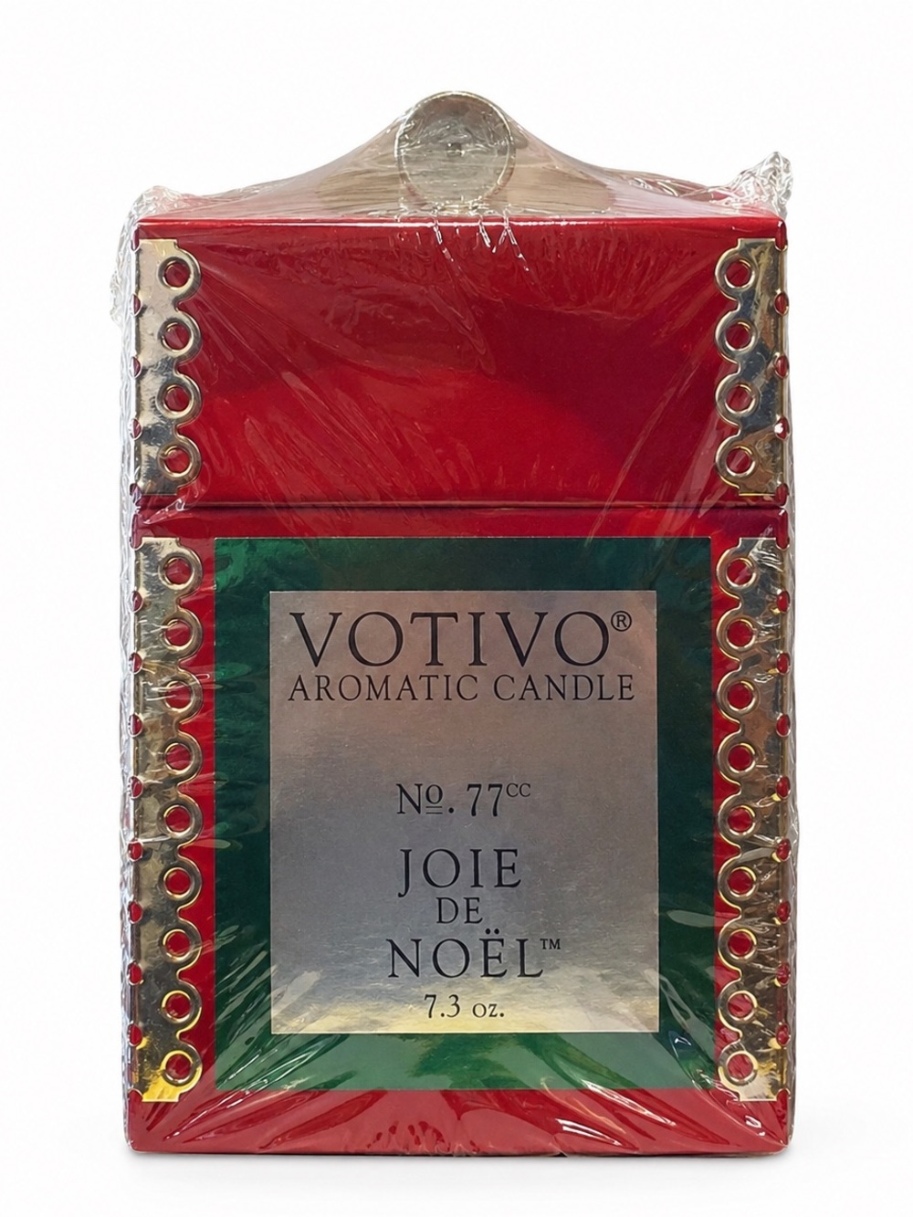 New-VOTIVO AROMATIC CANDLE No 77cc Joie De Noel Scent Limited Christmas Candle